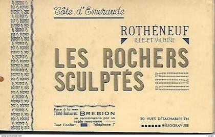 Carnet de 20 CP Cote d'Emeraude Rotheneuf