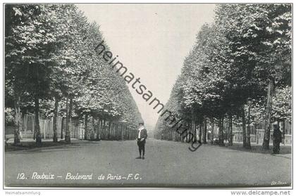 Roubaix - Boulevard de Paris - Imp. F. Castelan Roubaix