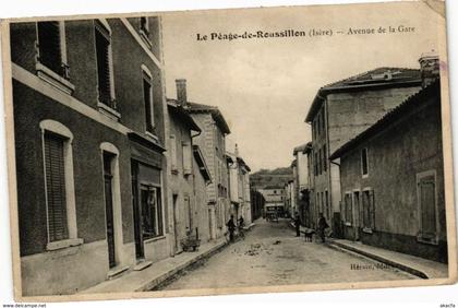 CPA PÉAGE-de-ROUSSILLON - Avenue de la Gare (165572)