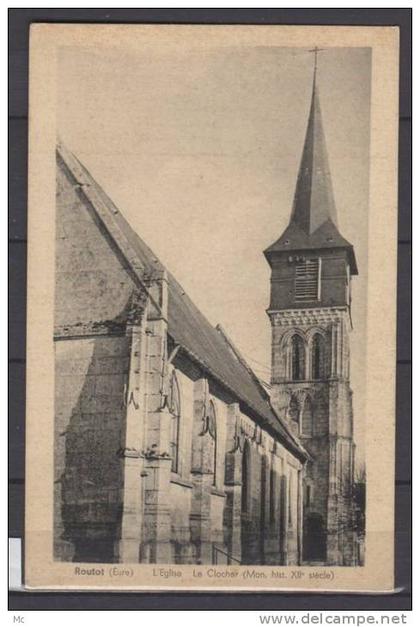 27 - Routot - L'Eglise et son clocher