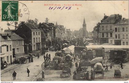 CPA ROUTOT-Un Jour de Marché (43259)