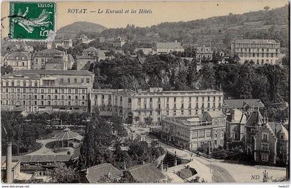 Royat - Le Kursaal et les Hôtels