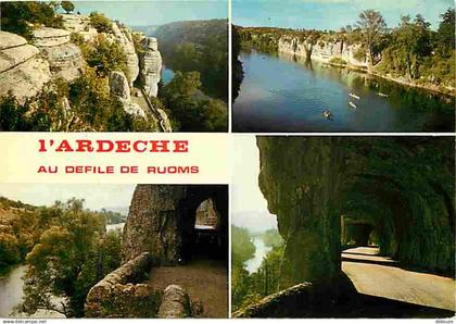 07 - Ruoms - Les Gorges de l'Ardèche - Le Défilé de Ruoms - Multivues - Carte Neuve - CPM - Voir Scans Recto-Verso