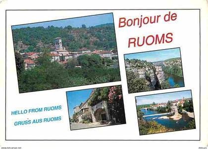 07 - Ruoms - Multivues - CPM - Voir Scans Recto-Verso