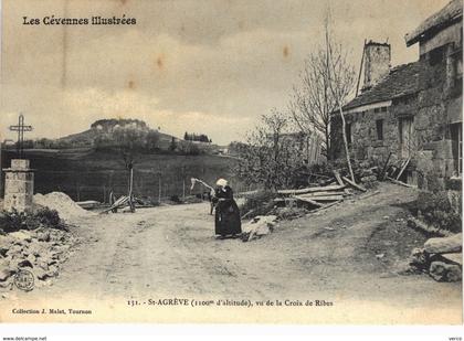 Carte postale ancienne de SAINT AGREVE