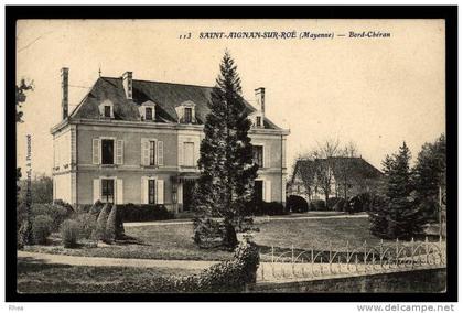 53 Saint-Aignan-sur-Ro? 113 SAINT-AIGNAN-SUR-ROE (Mayenne) - Bord-Ch?ran chateau bord D53D K53197K C53197C RH012487