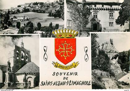 Dép 48 - St Alban sur Limagnole - Saint Alban sur Limagnole - Souvenir - Multivues - Semi moderne grand format - état