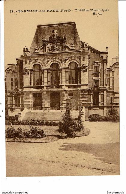 CPA-Carte Postale-France-Saint Amand les Eaux- Théâtre Municipal VM27200mo