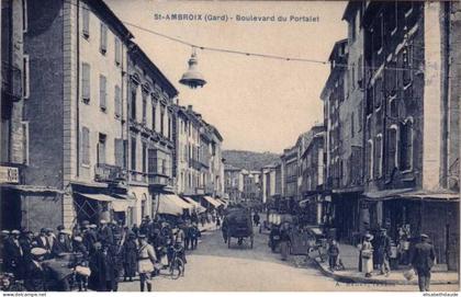 SAINT AMBROIX - BOULEVARD du PORTALET - ANIMEE