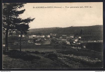 CPA Saint-André-la-Côte, Vue générale (alt. 900 m)