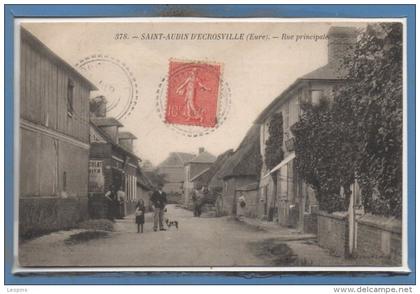 27 - SAINT AUBIN D'ECROSVILLE -- Rue Principale