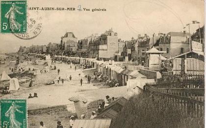 14- SAINT-AUBIN SUR MER. Vue générale.