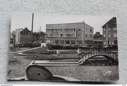 Cpsm 1961, saint Aubin sur mer, le golf et l'hôtel Saint Aubin, Calvados 14