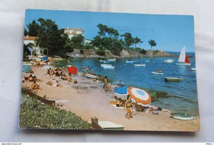 Cpm 1974, Saint Aygulf, plage et calanque, Var 83