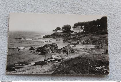 Cpsm 1954, saint Aygulf, plage du Pebrier, Var 83