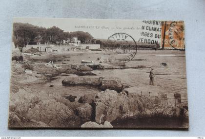 Saint Aygulf, vue générale de la plage, Var 83