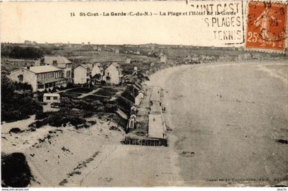 CPA SAINT-CAST La Garde - La Plage et l'Hotels de la Garde (1295570)