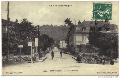 Carte Postale Ancienne de SAINT CERE