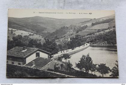 Cpa 1916, Saint Chamond, le barrage, Loire 42