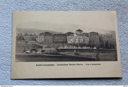 Saint Chamond, institution sainte Marie, vue d'ensemble, Loire 42