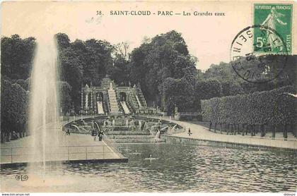 92 - Saint Cloud - Parc de Saint Cloud - La Grande Cascade - CPA - Voir Scans Recto-Verso