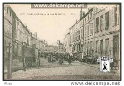 52 Saint-Dizier - 3180. SAINT-DIZIER - La Rue du Marché - cpa