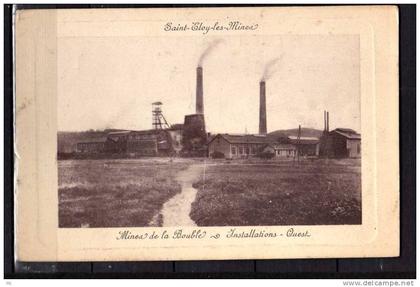 63 - Saint-Eloy-les-Mines - Mines de la Bouble - Installations - Ouest - RARE