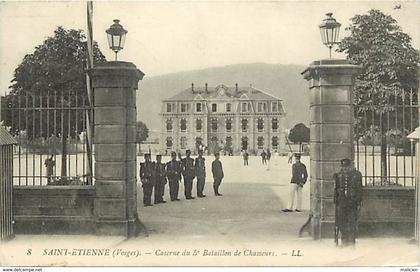 - vosges -ref-A866- saint etienne de remiremont - st etienne - caserne 5e bataillon chasseurs - regiments - militaria -