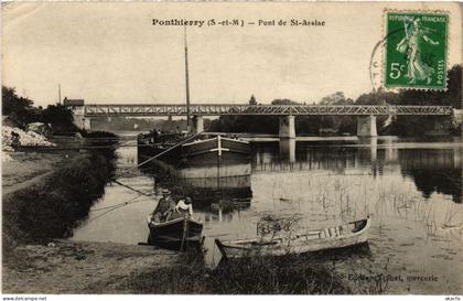 CPA SAINT-FARGEAU-PONTHIERRY Pont de St-Assise (1299935)