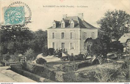 SAINT FLORENT DES BOIS - le château.