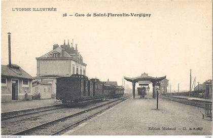 CPA Gare de Saint-Florentin-Vergigny