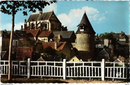 CPM St-Florentin tour Brunehaut et Eglise (1183723)