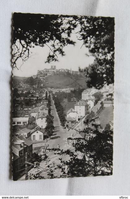 Cpsm, Saint Flour, vue artistique, Cantal 15