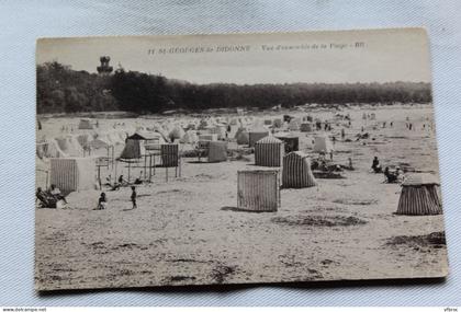 Saint Georges de Didonne, vue d'ensemble de la plage, Charente maritime 17