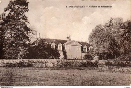 89. saint georges. chateau de mautboulon. légère pliure