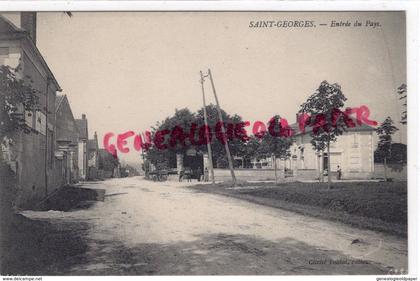 89 - ST  SAINT GEORGES  SUR BAULCHE- ENTREE DU PAYS - EDITEUR TOULOT  YONNE