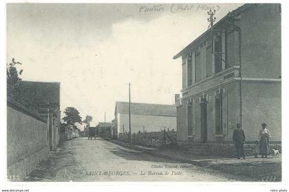 Cpa Saint Georges - Le Bureau de Poste    (S.6944)