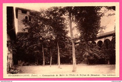 Saint Germain Laval - Commanderie de Malte de l'Ordre de Saint Jean de Jérusalem - Vue intérieure - CIM