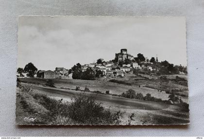 Cpsm, Saint Germain Lembron, vue générale de Chalus, Puy de Dôme 63