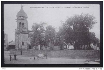 63 Saint-Gervais-d'Auvergne eglise    D63D  K63354K  C63354C RH035087