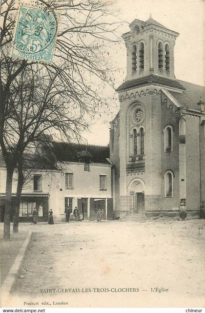 SAINT GERVAIS LES TROIS CLOCHERS L'EGLISE