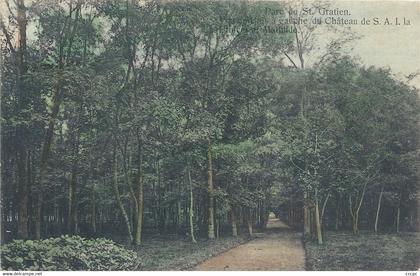 CPA Parc de Saint-Gratien vu du Bois à gauche du Château de S.A.I. La princesse Mathilde