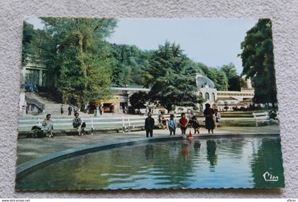 D124, Cpm 1969, Saint Honoré les bains, le bassin et l'établissement thermal, Nièvre 58