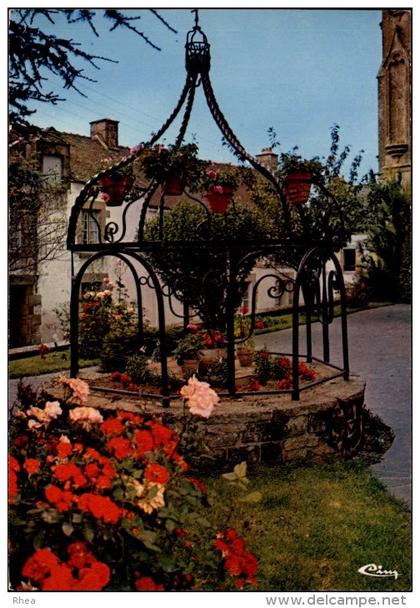 56 - SAINT-JEAN-BREVELAY - puits fleuri