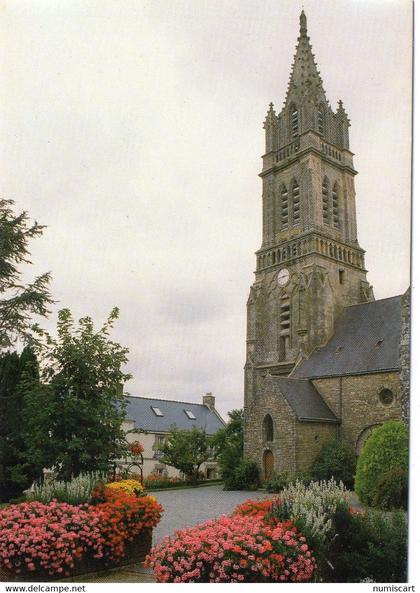 Saint-Jean-Brévelay belle vue de l'Eglise