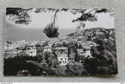 E666, Cpsm 1959, Saint Jean cap Ferrat, vue sur la ville et le port, Alpes maritimes 06