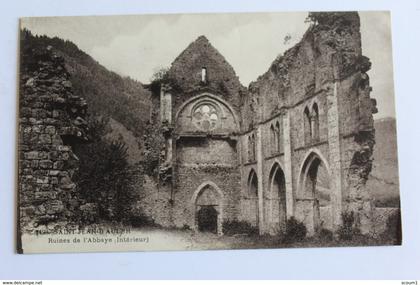 saint jean d'aulps - ruines de l'abbaye