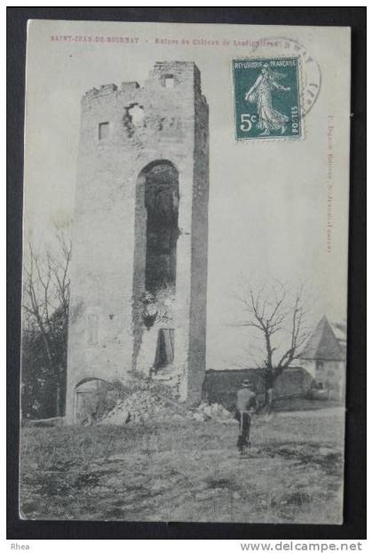 38 Saint-Jean-de-Bournay chateau ruine    D38D  K38399K  C38399C RH038542