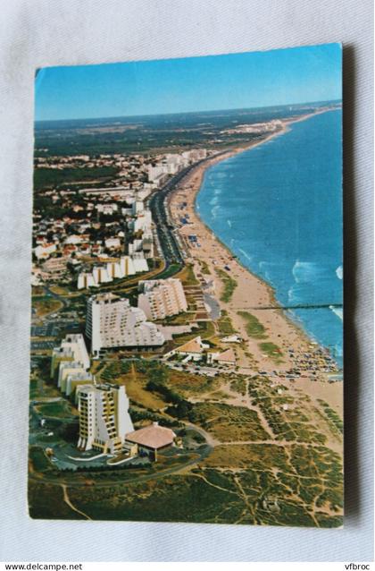 Cpm 1982, Saint Jean de Monts, vue générale de la plage, Vendée 85