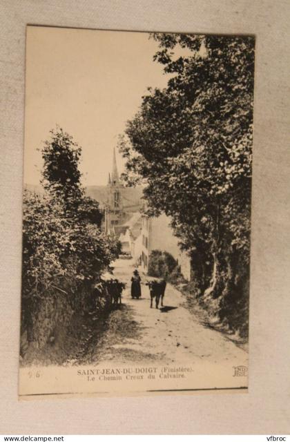 Saint Jean du Doigt, le chemin Creux du calvaire, Finistère 29